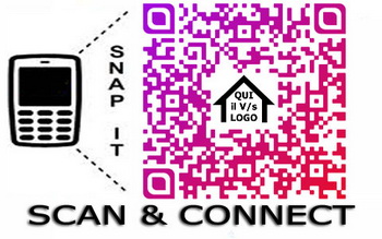 QR Code immobiliare: QR creativo con logo centrale